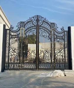 Encantadora Puerta de jardín de hierro forjado de tamaño pequeño para entradas de camas de flores de patio trasero - Product Image 4