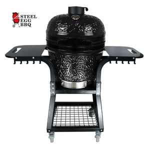 Asador <span class=keywords><strong>de</strong></span> Carbón Cerámico SEB KAMADO, Kamado Kepsnines, Parrilla Chipriota, Barbacoa <span class=keywords><strong>de</strong></span> Carbón <span class=keywords><strong>Komodo</strong></span> - Product Image 4