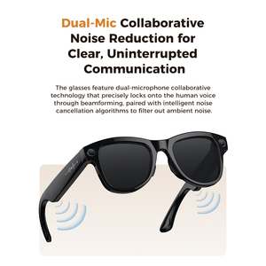 Gafas Inteligentes M02 Pro con IA, Reducción de Ruido en Llamadas, Conexión WiFi, Cámara de 8MP y Video 1200P, Modelo 2026 - Product Image 3