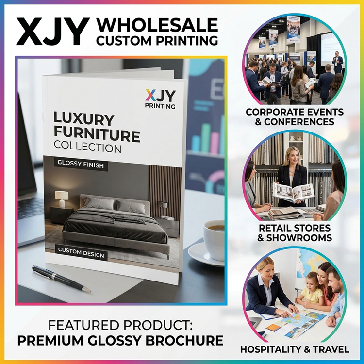 XJY Wholesale Custom Brochure Magazine Book