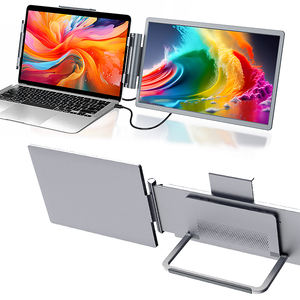 SIBOLAN 14 дюймов тройной портативный ЖК-монитор IPS панель 1920*1200P трехрасширитель патент дизайн двойной тип-c USB 3,0 Дисплей динамик - Product Image 1