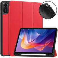 Casing Pelindung Pintar untuk Xiaomi Redmi Pad2 11-inci Model 2025, Penutup Lipat Tiga dengan Fitur Bangun/Tidur Otomatis dan Slot Pena