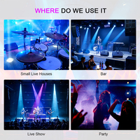 Luz Móvil Mini de 90W Lista para Enviar con 8 Colores, 8 Gobos, Control de Sonido Gobo, DMX512 para Club, Bar, Bodas, Fiestas y Eventos