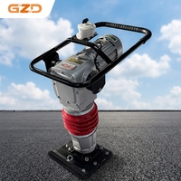 GZD OEM 3KW Compacteur vibrant électrique HCD110, Pilonneuse vibrante 65kg 220V 380V 110V, Compacteur de sol vibrant personnalisé