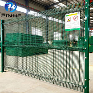 גדרות חדשות לגמרי, רשת ריתוך מתכת מגולוונת, פאנלים תלת-ממדיים לגדר חיצונית, אבטחה, גדר רשת גינה תלת-ממדית מעוקלת ורותכת - Product Image 4