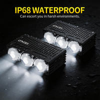 Senlo P3 Plus - Faro Auxiliar LED de Alta Luminosidad para Motocicleta, Resistente al Agua IP68, Luz de Trabajo para Todoterreno