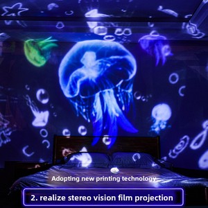 Lampada di Proiezione a Doppio Strato con Cielo Stellato, Regalo Creativo per Bambini, Luce Notturna Rotante - Product Image 3