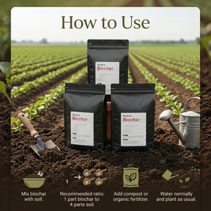 Neutura Biochar Granulaire 100% Pur, Conditionneur de Sol Organique à Libération Lente, Engrais Biologique pour la Plantation Jakarta Raya - Product Image 2