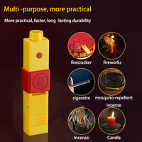 Briquet télécommandé breveté DEBANG, allumage sécurisé, rechargeable par USB, coupe-vent, en plastique, électrique, pour cadeaux promotionnels