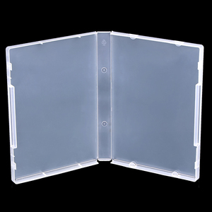 SUNSHING Boîte de rangement vide en plastique de 22 mm, style DVD sans moyeu, pour tampons éponge, brochures, billets et jeux de société - Product Image 2