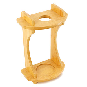 Estante para vinos/champán de bambú y madera, creativo, moderno, minimalista y personalizable, elegante y sencillo. - Product Image 2