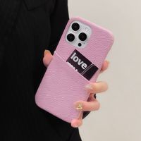 Coque de téléphone adaptée pour Iphone14promax, couleur unie, étui de protection avec insertion de carte 12pro, demi-pack anti-chute 12, étui anti-chute 11pro pour femme