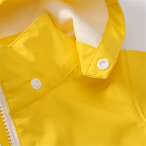 Combinaison pour enfants pour filles Combinaison imperméable pour garçons Pantalon <span class=keywords><strong>de</strong></span> <span class=keywords><strong>pluie</strong></span> en PU Vêtements <span class=keywords><strong>de</strong></span> <span class=keywords><strong>pluie</strong></span> pour enfants Imperméable à capuche pour bébé - Product Image 3