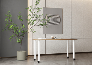 Rueda opcional <span class=keywords><strong>OMNI</strong></span> <span class=keywords><strong>Glide</strong></span>, patas de mesa de metal fáciles de instalar para muebles versátiles, uso contemporáneo, comedor, oficina móvil - Product Image 2