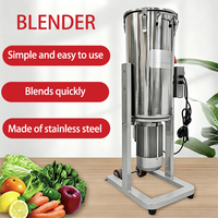 Mixeur-broyeur alimentaire professionnel en acier inoxydable 304 pour fruits, noix, céréales, moteur industriel, broyage à haute vitesse