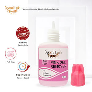 OEM personalizado eliminación rápida extensión de pestañas removedor de pegamento de pestañas botella DISEÑO DE Gel grueso - Product Image 1