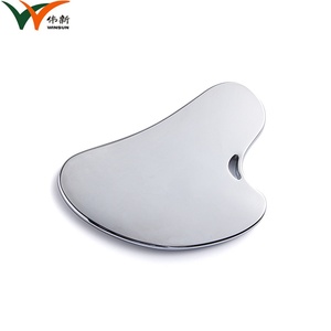 Tabla de Masaje Facial Gua Sha de Acero Inoxidable Simple con Serigrafía y Logotipo Personalizado - Product Image 6