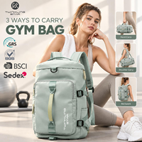Sac de sport convertible 3 en 1 avec compartiment à chaussures, logo personnalisé, imperméable, pour femmes et hommes