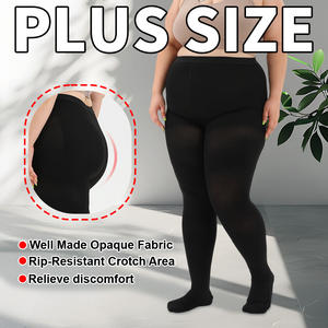 유니섹스 스타킹 여성 플러스 사이즈 XXXL 정맥류 간호사 의료용 압박 팬티스타킹 타이트 클로즈드 토 15-20mmhg - Product Image 4