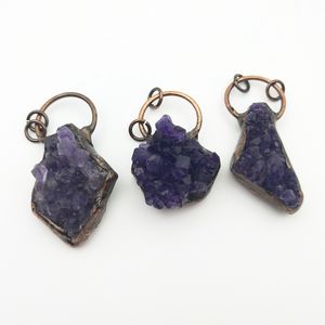 حجر الجمشت الطبيعي الجمشت الجيود, حجر الجمشت الأرجواني الخام ، الكوارتز ، الكريستال ، الجمشت الحقيقي ، الجمشت ، البرازيل ، الأحجار الكريمة ، الموردين - Product Image 3