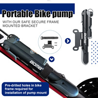 Pompe portable BOMB, valve Schrader Presta, pompe gonflable en nylon, mini pompe pour vélo, ballon de basket, équipement de cyclisme
