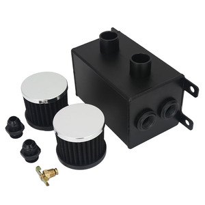 ถังดักน้ำมันอลูมิเนียม10AN พร้อมตัวกรองช่องระบายความร้อน2พอร์ตดีไซน์แบบใหม่ - Product Image 2