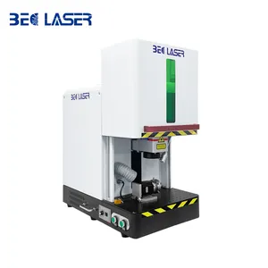 Fiber Ingesloten 30W 50W 80W Goud Zilver Sieraden Lasersnijmachine Naam Ketting Metalen Sieraden Lasergravure machine 2.5D 3D