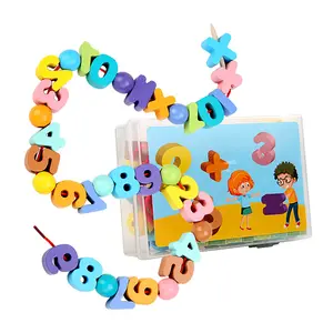 유아 교육 학습 스태킹 빌딩 블록 장난감 알파벳 퍼즐 게임 손 눈 운동