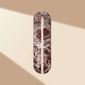 XWS Wholesale Stone <strong>White</strong> Marble Half Moon Cabinet Handle Minimalist Geometric <strong>Drawer</strong> Pull for Wardrobe Furniture Handles <strong>Knobs</strong> - Product Image 2