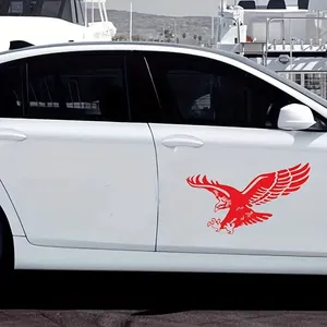 Autocollant de décoration de carrosserie personnalisé autocollant de voiture avec motif animal d'aigle autocollants de voiture personnalisés - Product Image 4