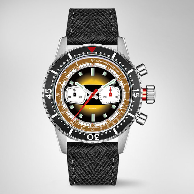 Factory Bulk Custom Stainless Steel Case Stopwatch Luminous Waterproof Men Sport Mechanical Watches