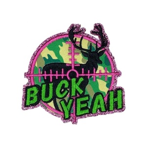 Parche de Paloma de pato salvaje bordado temporada de caza Camo Deer Buck sí preferiría estar cazando parche bordado de hierro sombrero de camuflaje parche - Product Image 2