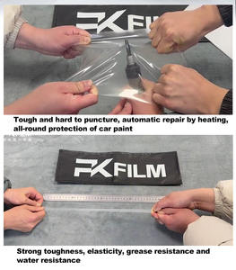 ฟิล์มป้องกันสีใสเคลือบ7.5Mil นาโนสำหรับรถยนต์ฟิล์ม PPF ทรายกันรอยขีดข่วนไม่เป็นสีเหลืองไม่ทำให้เกิดรอยขีดข่วนและโปร่งใส - Product Image 4