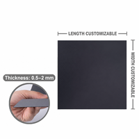 Feuilles de polypropylène colorées de 0,5 mm à 2 mm, feuilles de plastique personnalisées pour la papeterie et l'emballage