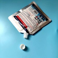 Pochette à bec portable personnalisée Sac en plastique PVC pour emballage de saison alimentaire liquide étanche à l'humidité Poche de pulvérisation