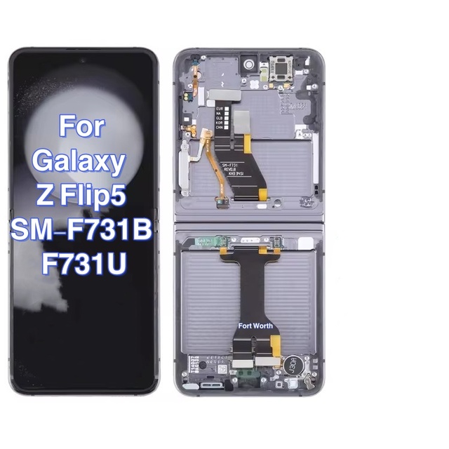 Wholesalefor Z Flip1 Z Flip2 Z Flip3 Z Flip4 Z Flip5 Z Flip6 Z Flip7 120Hz OLED/LCD Touch Frame Assembly100%Tested1Year Warranty