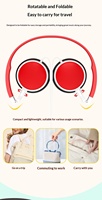 Headphone Over-Ear ZZX untuk Anak-Anak - Koneksi Berkabel, Peredam Kebisingan Aktif, Kabel 1.2m, PVC Katun Mentah untuk Tablet PC