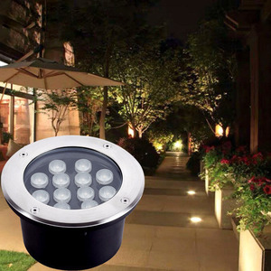 Projecteur LED encastré Igawa Lighting, rond, en acier inoxydable, IP65, 12V, blanc chaud, extérieur - Product Image 3