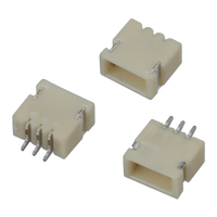 Connecteur de bande LED à puce horizontale SMD/SMT 3P, pas de 1,0 mm, haute résistance à la température, connecteur fil-carte