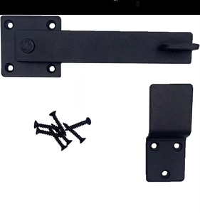 Bán Buôn Phong Cách Mộc Mạc Thép Carbon Barn <span class=keywords><strong>Door</strong></span> Latch 5.5 Inch Mạnh mẽ Rắn Thép Carbon Cổng Khóa Latch Cho Stash Trang Trại - Product Image 4