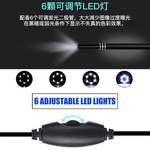 ZCF Visual Earpick 2000mm 2.0MP HD <b>Camera</b> Type-C Android <b>PC</b> Ear Wax Removal Tool - Product Image 3