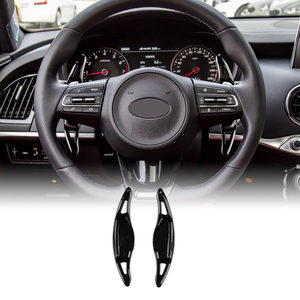 Pour KIA Stinger hayon Van <span class=keywords><strong>CK</strong></span> K8 GT S GTS GT2 GT + 2018-2023 volant de voiture ABS avec garniture de manette de vitesse d'extension de changement de palette - Product Image 5