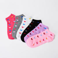 Vente en gros personnalisée pas cher Chaussettes femmes avec une belle impression pour les filles/femmes/dames