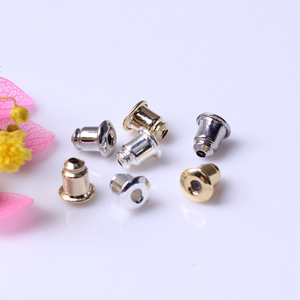 Gold Plated Safety Rubber <strong>Butterfly</strong> Clutch <strong>Earrings</strong> Pin <strong>Backs</strong> <strong>for</strong> Jewelry - Product Image 1