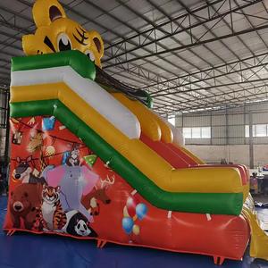 Tobogán Inflable Comercial de PVC con Diseño de <span class=keywords><strong>León</strong></span> y Tigre para Niños, Tobogán Inflable Seco para Exteriores, Castillo Inflable Infantil, Tobogán Inflable Seco con Forma de Animal - Product Image 5