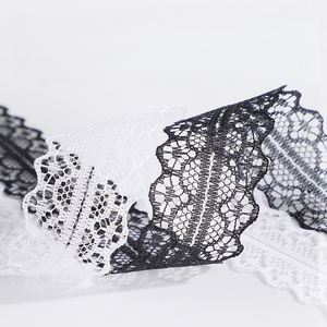 Lacets plats en polyester blancs en dentelle de soie pour chaussures de ballet et d'entraînement pour filles, accessoires mignons DIY, style sport décontracté - Product Image 2