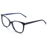 Elan Optical RD26012 Meilleure Vente Monture de Lunettes Classique Oeil de Chat Plein Cercle en Acétate pour Femme Fourniture Directe Usine