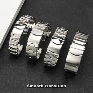 <span class=keywords><strong>Bracelet</strong></span> <span class=keywords><strong>de</strong></span> <span class=keywords><strong>montre</strong></span> intelligent Swatch pour homme, en acier inoxydable massif, concave-convexe, grand format - Product Image 2