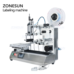 ZONESUN ZS-TB180 Bán Tự Động Nước Hoa Bảng Phẳng Top Máy Tính Để Bàn Sticker Dính Vuông Chai Dán Nhãn Máy Bay - Product Image 5