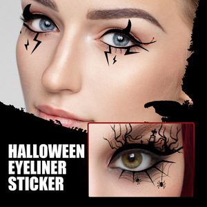 Halloween Horreur Mode Fête Maquillage Outils Chauve-Souris Araignée <span class=keywords><strong>Fard</strong></span> À Paupières Décoratif Autocollants Ingrédients Minéraux <span class=keywords><strong>Eye</strong></span> <span class=keywords><strong>Liner</strong></span> - Product Image 3